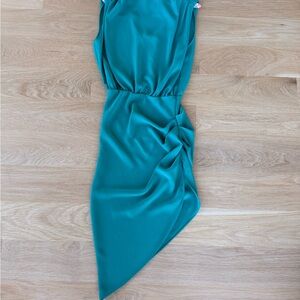 Amanda uprichard Elegant Teal Sleeveless Dress size small
